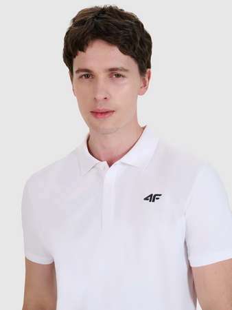 Koszulka polo regular męska 4F 4FWMM00TPTSM366-10S