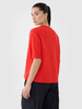 T-shirt regular z waflowej dzianiny damski 4F 4FRSS25TTSHF2651-62S