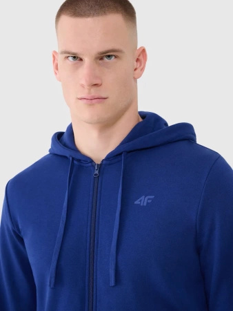 Bluza męska z kapturem rozpinana 4F 4FWMM00TSWSM1768-031S