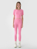 Crop top slim gładki damski 4F 4FRAW24TTSHF2581-54S