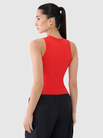 Crop-top slim damski 4F 4FRSS25TSLEF221-62S