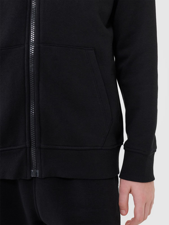 Bluza dresowa rozpinana z kapturem chłopięca 4F 4FJWSS25TSWSM1714-20S