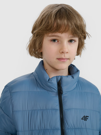 Kurtka chłopięca puchowa z wypełnieniem syntetycznym 4F 4FJWSS25TDJAM520-32S