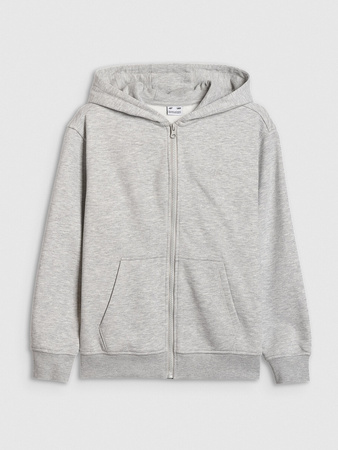 Bluza dresowa chłopięca rozpinana z kapture 4F 4FJWMM00TSWSM1859-25M