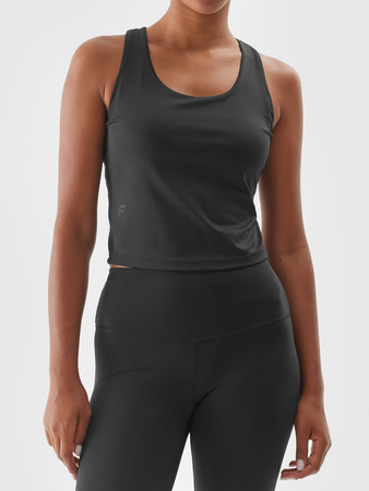 Top treningowy szybkoschnący damski 4F 4FWAW24TFSLF422-20S