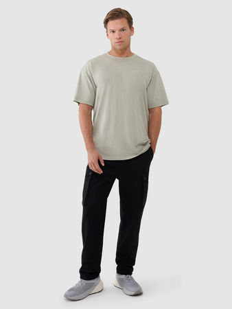 T-shirt męski oversize gładki 4F 4FWSS25TTSHM1961-44S