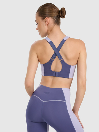 Biustonosz treningowy ze średnim wsparciem 4F 4FWAW25USBAF174-34S