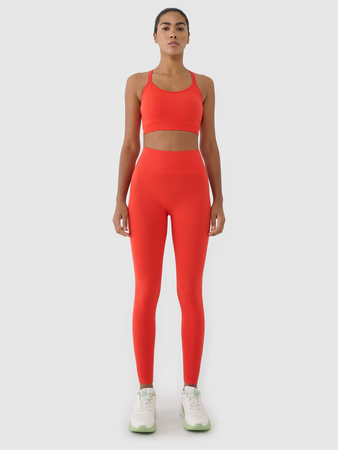 Legginsy treningowe bezszwowe damskie 4F 4FWSS25TFTIF380-62S