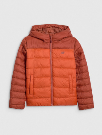 Kurtka puchowa z wypełnieniem syntetycznym chłopięca 4F 4FJRAW25TDJAM0770-81S