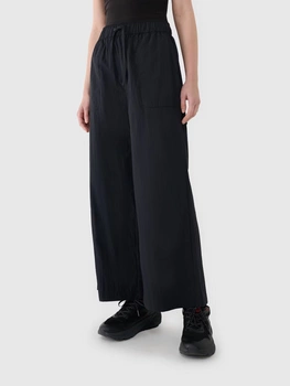 Spodnie damskie casual z szerokimi nogawkami 4F 4FWSS25TTROF1012-20S