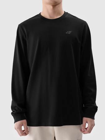 Longsleeve regular gładki męski 4F 4FWMM00TLONM432-20S