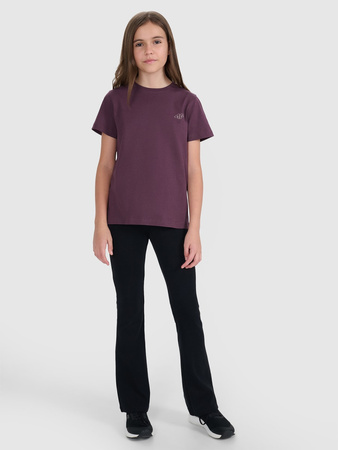 T-shirt regular gładki (ZESTAW 2 szt.) dziecięcy 4F 4FJRAW25TTSHU3157-92S