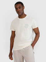 T-shirt regular z nadrukiem męski  4F 4FWSS25TTSHM1980-11S