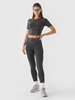 Crop top slim gładki damski 4F 4FRAW24TTSHF2581-20S