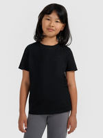 T-shirt regular gładki dziewczęcy 4F 4FJRMM00TTSHF3231-20S