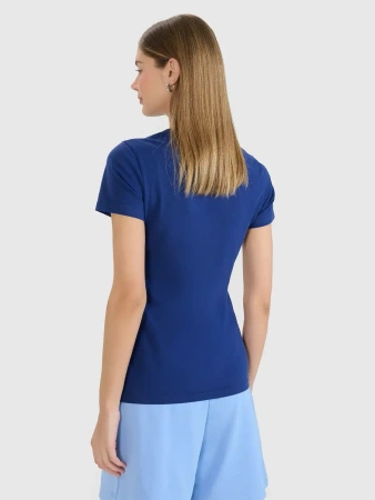 Koszulka damska bawełniana slim 4F 4FWMM00TTSHF2255-031S