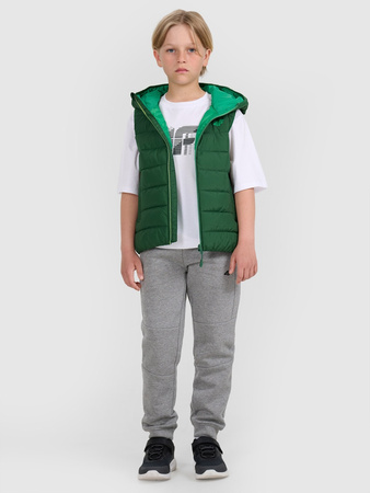 Bezrękawnik puchowy z wypełnieniem syntetycznym chłopięcy 4F 4FJRAW25TVJAM324-41S