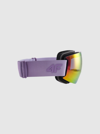 Gogle narciarskie z multibarwną powłoką uniseks 4F 4FWAW24AGOGU044-51S
