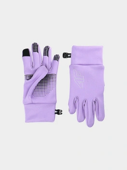 Rękawiczki dzianinowe touch screen dziecięce 4F Junior 4FJWAW24AGLOU068-52S