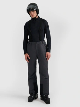 Spodnie narciarskie z szelkami membrana 5000 męskie 4F 4FWAW25TFTRM1155-22S
