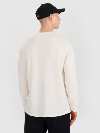 Longsleeve regular z nadrukiem męski 4F 4FWSS25TLONM392-11S