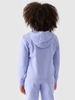 Bluza dresowa rozpinana z kapturem dziewczęca 4F Junior 4FJWMM00TSWSF1315-32S