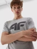 T-shirt regular z nadrukiem męski 4F