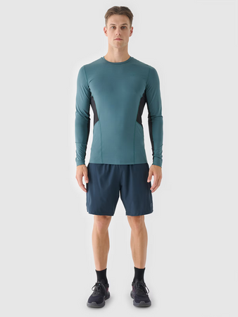 Longsleeve do biegania szybkoschnący męski 4F 4FWAW24TFLOM252-40S