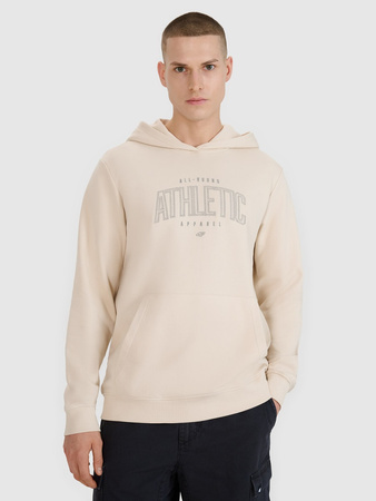 Bluza dresowa nierozpinana z kapturem męska 4F 4FRSS25TSWSM2201-12S