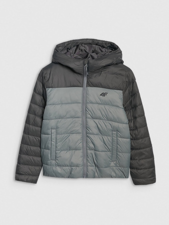 Kurtka puchowa z wypełnieniem syntetycznym chłopięca 4F 4FJRAW25TDJAM0770-25S