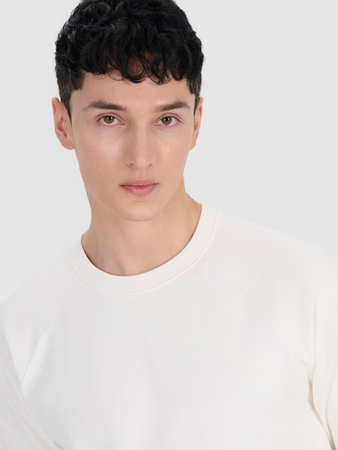 Bluza dresowa z krótkim rękawem bez kaptura męska 4F 4FRSS25TSWSM2114-11S