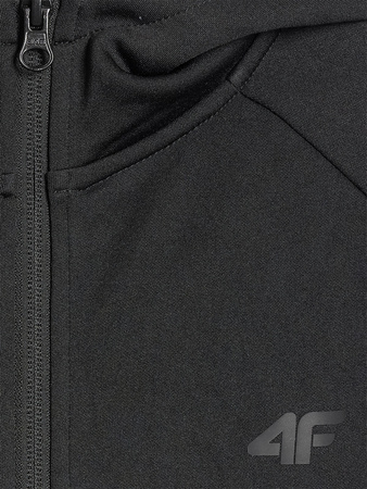 Bluza dresowa rozpinana z kapturem chłopięca 4F 4FJRAW25TSWSM2415-20S