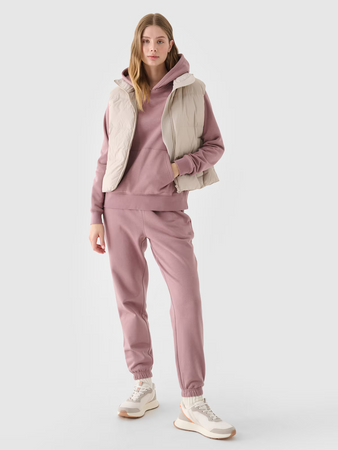 Spodnie dresowe joggery damskie 4F 4FWMM00TTROF1137-83S