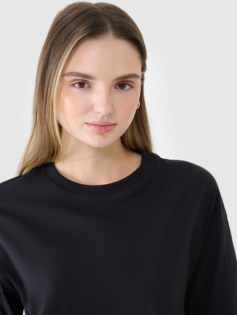 T-shirt oversize gładki damski 4F 4FRSS25TTSHF2694-20S