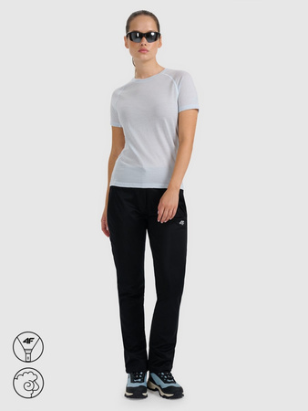 Koszulka trekkingowa z wełną merino damska 4F 4FWAW25TFTSF1527-34S
