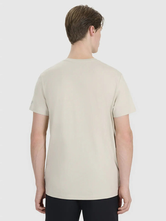 T-shirt regular z nadrukiem męski 4F 4FWSS25TTSHM1980-83S