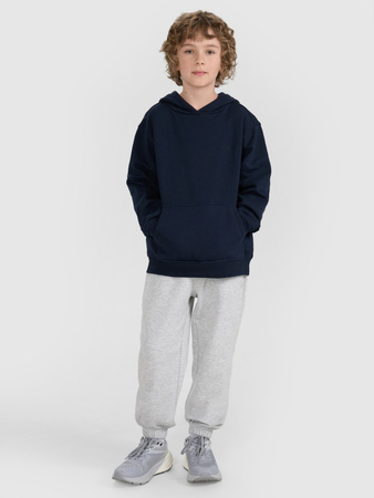 Bluza dresowa nierozpinana z kapturem chłopięca 4F 4FJRMM00TSWSM2482-31S