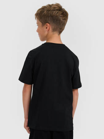 T-shirt regular z nadrukiem chłopięcy 4F 4FJRAW25TTSHM3168-20S