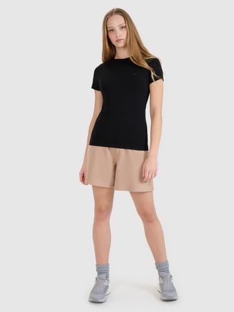 T-shirt slim damski (ZESTAW KOSZULEK 2 SZT.) 4F 4FRMM00TTSHF2709-10S