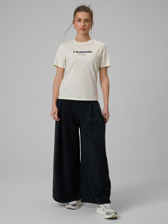 T-shirt loose z nadrukiem damski 4F 4FRAW25TTSHF3409-12S