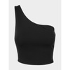 Crop top do jogi na jedno ramię damski 4F H4Z22-TSD033