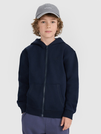 Bluza dresowa rozpinana z kapturem chłopięca 4F 4FJRMM00TSWSM2481-31S