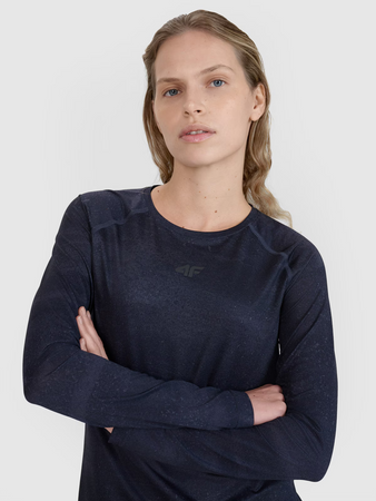 Longsleeve rowerowy szybkoschnący damski 4F 4FWSS25TFLOF344-20A