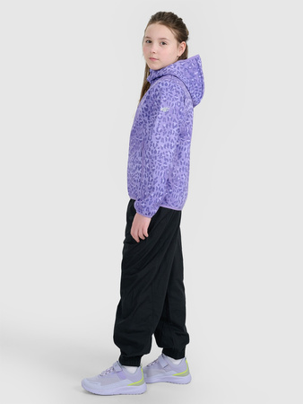 Kurtka softshell wiatroodporna membrana 5000 dziewczęca 4F 4FJRAW25TSOFF507-90A