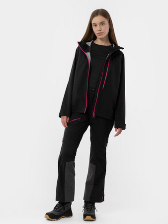 4F Kurtka damska skiturowa 4FPRO membrana DERMIZAX® 20 000 H4Z22KUDN009-22S Czarny