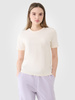 T-shirt damski oversize z modalem 4F 4FWSS25TTSHF1991-11S