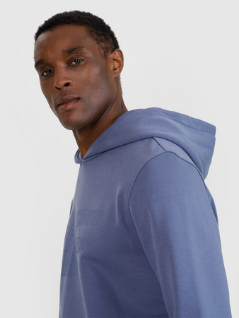 Bluza dresowa nierozpinana z kapturem męska 4F 4FWMM00TSWSM1766-32S