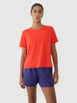 Koszulka damska treningowa oversize szybkoschnąca 4F 4FRSS25TFTSF1236-62S