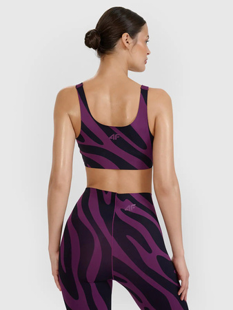 Biustonosz do jogi i pilatesu ze średnim wsparciem 4F 4FWSS25USBAF165-50A