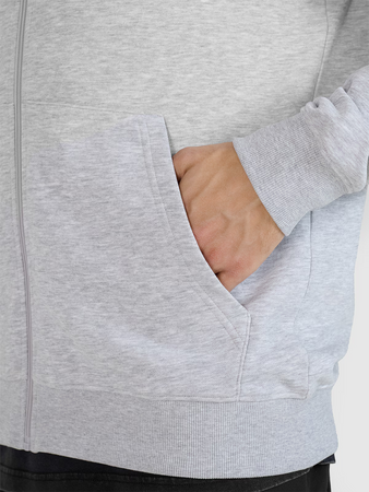 Bluza męska z kapturem rozpinana 4F 4FWMM00TSWSM1768-27M